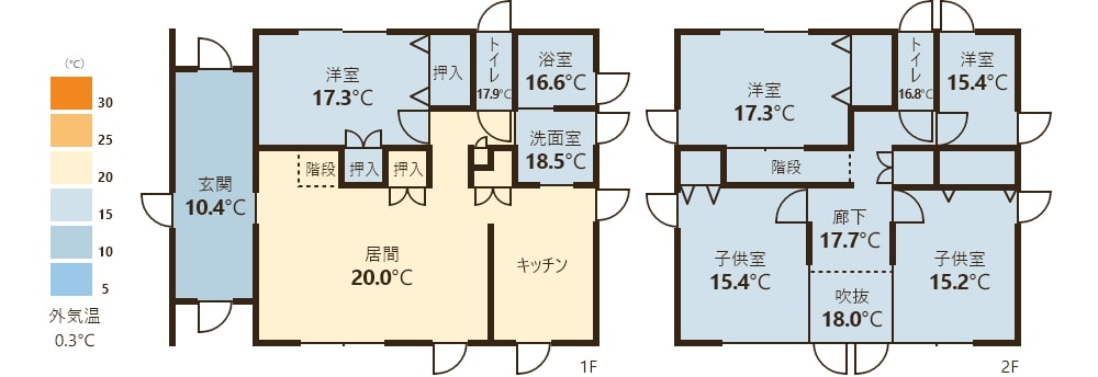 一般の家間取り