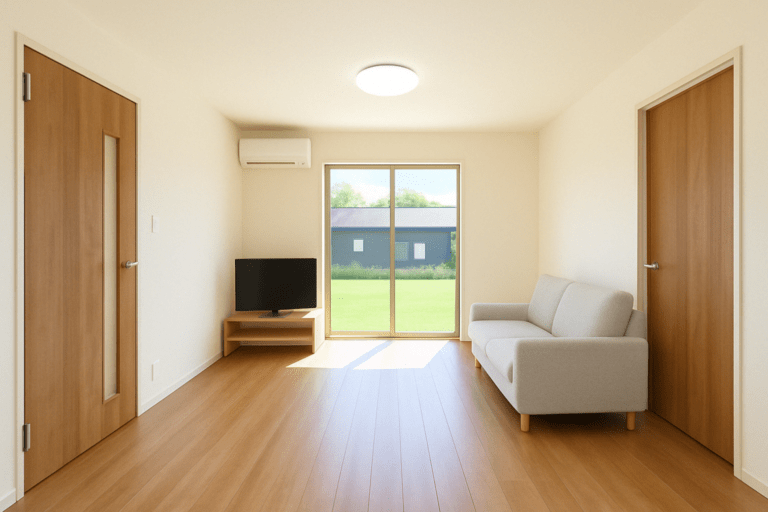 明るいお家でゆったりと過ごす、将来を見据えた平屋